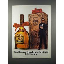 1980 E&J Brandy Ad - Stand by Your Friends