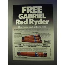 1980 Gabriel Red Ryder Shock Absorber Ad