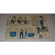 1982 Levi's 501 Jeans Ad - Made to Fit Women
