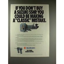 1989 Suzuki Outboard Motor Ad - Classic Mistake