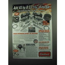 2004 Edelbrock Twin Cam EFI Power Package Kits Ad