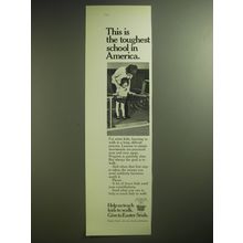 1974 Easter Seals Ad - This is the toughest school in America