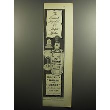 1951 Booth's House of Lords Gin Advertisement - The essential ingredient