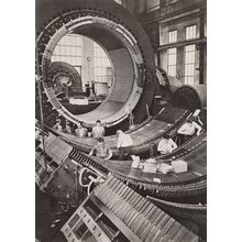 Berlin Hydro Electric Generators Factory Plant German Postcard