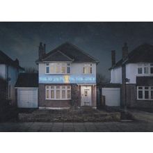 Family House with 2.2 Kids UNIQUE London Photo Agency Art Comic Postcard