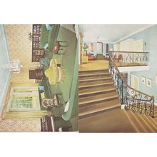 Denman College Drawing Room Landing Staircase 2x Postcard s