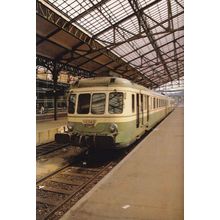 RGP2 Train En Gare De Brive French Train Railway Station Postcard