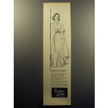 1957 Gunther Jaeckel Raymode Dress Advertisement - Hostess in chiffon