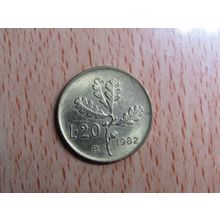 Italy 1982 20 Lire Coin