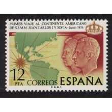 Spain Royal Visit to America 1st issue 1976 MNH SG#2378
