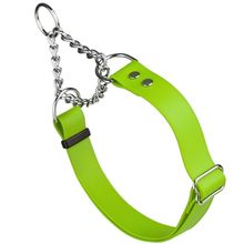 Dog Pet Martingale Collar W 3/4" x L 11"-15" Tropical Green