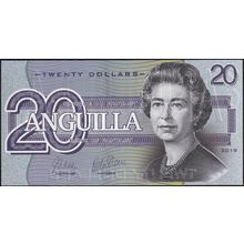 2019 Anguilla Banknote 20 Dollars Fantasy note