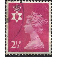 NORTHERN IRELAND, Queen Elizabeth II Machin, pink 1971, 2½p, #3