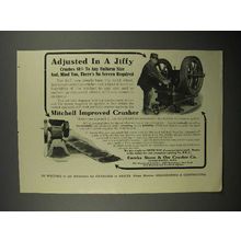 1911 Eureka Stone & Ore Ad - Mitchell Improved Crusher