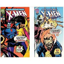 X MEN ' mini 2 comic set ' from PIZZA HUT ( 1993 )