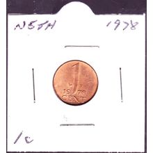1978 Netherlands 1 Cent Coin