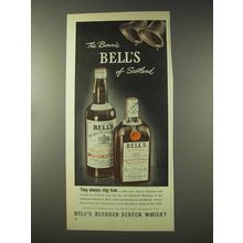 1948 Bell's Scotch Ad - The Bonnie Bells of Scotland