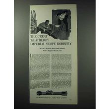 1964 Weatherby Imperial Scope Ad - The Great Robbery