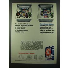 1965 Arm & Hammer Sal Soda Washing Soda Ad