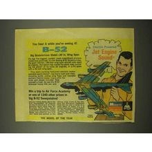 1969 Monogram B-52 Model Ad - Jet Engine Sound