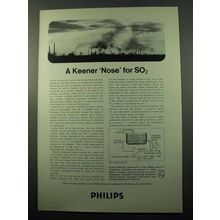 1969 Philips Research Laboratories Ad - A Keener Nose