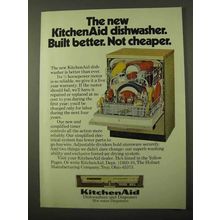 1971 KitchenAid Dishwashers Ad - Built Better