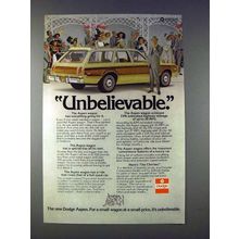 1976 Dodge Aspen Wagon Ad - Unbelievable!