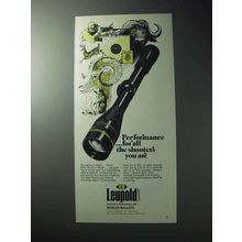 1977 Leupold Sights Ad - Performance For All
