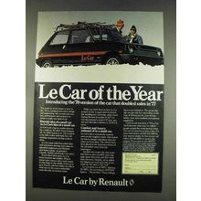 1978 Renault Le Car Ad - Le Car of the Year