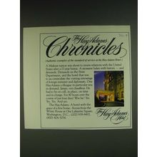 1985 Hay-Adams Hotel Ad - The Hay-Adams Chronicles No.4