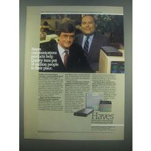 1985 Hayes Smartmodem 1200 and Smartcom II Ad