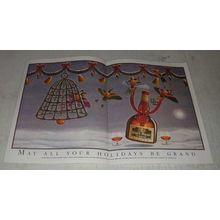 1988 Grand Marnier Liqueur Ad - May All Your Holidays Be Grand