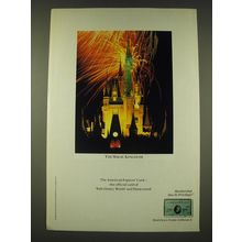 1989 American Express Card Ad - The Magic Kingdom