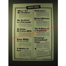 1947 Harper & Brothers Ad - Harper Books