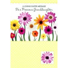 A Loving Easter Message Precious Granddaughter - Easter Greeting Card - 22635