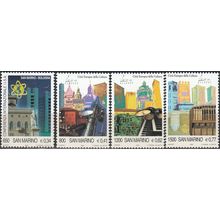 San Marino 2000 Michel 1886 - 1889 Neuf ** Cote (2006) 4.20 Euro Bologna