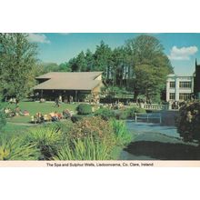 Sunbathers at Lisdoonvarna Spa & Sulpher Wells County Clare Irish Postcard