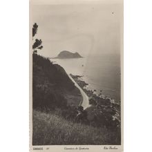 Zarauz Carretera de la Costa y Raton de Guetaria Spain Old Postcard