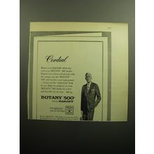 1958 Botany 500 Suits Ad - Cordial