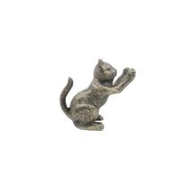 Pack Of 2] Rustic Gold Cast Iron Cat Door Stopper 5""