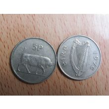 Ireland 1976 5p Coin