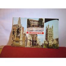 multiview, GLOUCESTER. unused postcard by E T W Dennis G2625 =