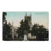 Worcester Cathedral, Postcard.