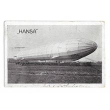 Hansa Airship, Aviation Postcard.