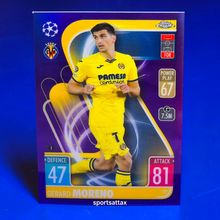 Match Attax Chrome 2021/22 Purple 147/299 Card 100 Gerard Moreno (CF)