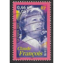 FRA 2001 3F 'SINGERS- CLAUDE FRANCOIS' FINE USED (EBID55-910)