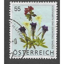 AUT 2007 55c 'FLORA DEFINITIVES ' FINE USED (EBID73-271)