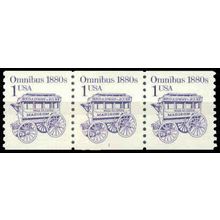 2225 1c Omnibus Very Fine MNH Dry Gum PNC 1/3 W1436
