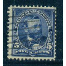 Used 281 5c Ulysses S. Grant Barely Clears M04896