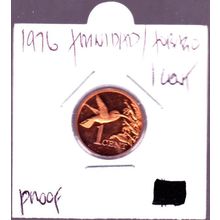1976 Trinidad & Tobago 1 Cent Proof Coin